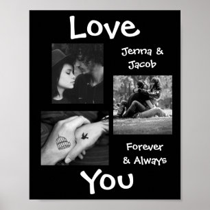 Dit 'Love You'-Poster van de Paar's Photo Poster