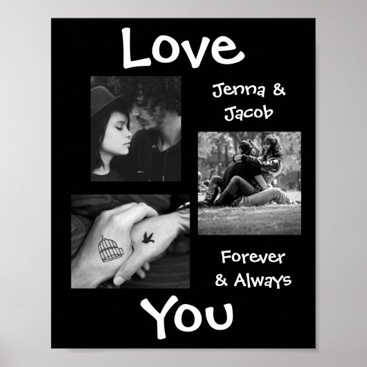 Dit 'Love You'-Poster van de Paar's Photo Poster (Voorkant)