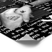 Dit 'Love You'-Poster van de Paar's Photo Poster (Hoek)