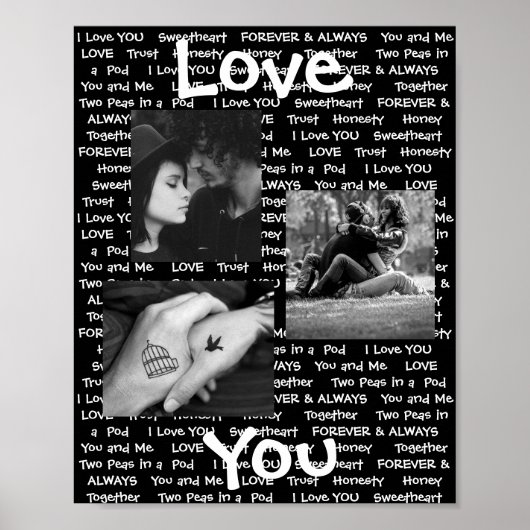 Dit 'Love You'-Poster van de Paar's Photo Poster (Voorkant)