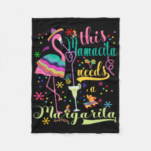 Dit Mamacita heeft een Margarita Cinco De Mayo Pin Fleece Deken