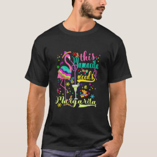 Dit Mamacita heeft een Margarita Flamingo Funny Ci T-shirt