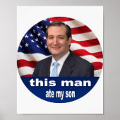 Dit Man Ate My Son Meme Poster (Voorkant)