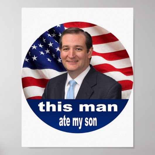 Dit Man Ate My Son Meme Poster (Voorkant)
