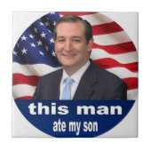 Dit Man Ate My Son Meme Tegeltje (Voorkant)