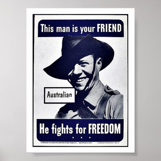 Dit Man is jouw vriend Poster (Voorkant)