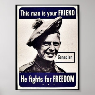 Dit Man is jouw vriend Poster