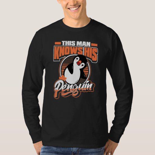 Dit Man kent zijn Penguin Zee Bird King Emperor P T-shirt (Voorkant)