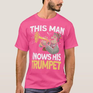 Dit Man kent zijn trompet - Jazz Marching Band TR T-shirt
