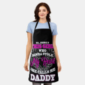 Dit meisje dat Kinda mijn hart voor papa vasthoudt Schort (Gedragen)