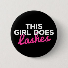 Dit meisje doet Lashes Button