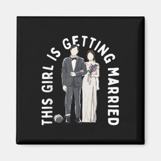 Dit meisje gaat trouwen trouwring verloofd magneet