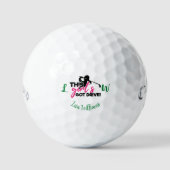 Dit meisje heeft Drive Simple Monogram genaamd Golfballen (Voorkant)