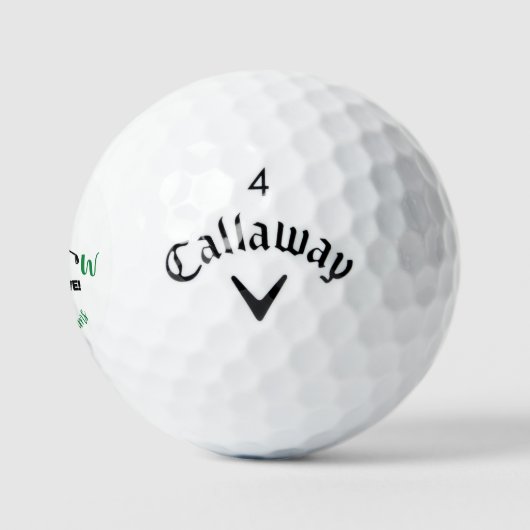 Dit meisje heeft Drive Simple Monogram genaamd Golfballen (Logo)