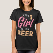 Dit meisje heeft een biervakantie Spring Break 1 n T-shirt (Voorkant)