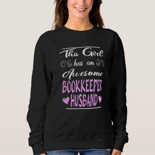 Dit meisje heeft een Geweldige boekhouder. Trui (Voorkant)