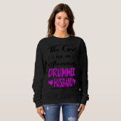 Dit meisje heeft een Geweldige drummer. Trui (Voorkant volledig)