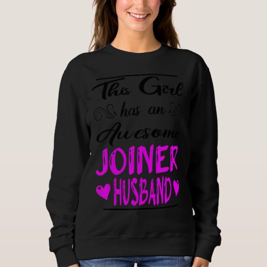 Dit meisje heeft een Geweldige Joiner Husband Trui (Voorkant)