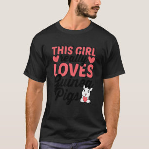 Dit meisje houdt echt van Dierenvriend Pe T-shirt