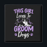 Dit meisje houdt ervan om honden te verzorgen bont magneet<br><div class="desc">Dit meisje houdt ervan om honden te verzorgen bont kunstenaar en uroloog</div>