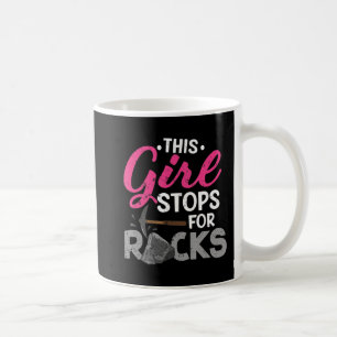 Dit meisje houdt op met Rocks Rock Collector Geode Koffiemok