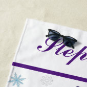 Dit meisje houdt van afbeelding schaatsen strandlaken (In situ)