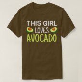 Dit meisje houdt van Avocado Classic TShirt (Design voorkant)