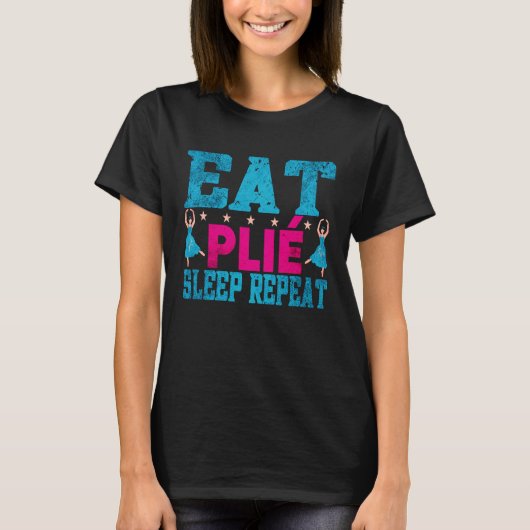 Dit meisje houdt van balletdansen t-shirt (Voorkant)
