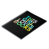 Dit meisje houdt van boeken notitieboek (Linkerzijde)