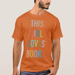 Dit meisje houdt van boeken t-shirt