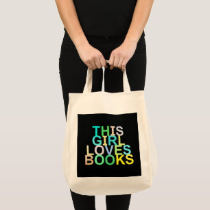 DIT MEISJE HOUDT VAN BOEKEN TOTE BAG
