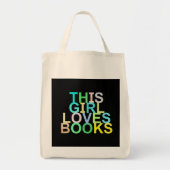 DIT MEISJE HOUDT VAN BOEKEN TOTE BAG (Voorkant)