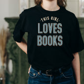 Dit meisje houdt van boeken Tshirt