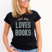 Dit meisje houdt van boeken Tshirt