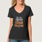 Dit meisje houdt van Cesar Salazar Houston Basebal T-shirt (Voorkant)