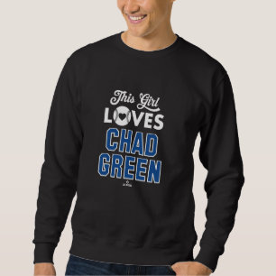 Dit meisje houdt van Chad Green Toronto-honkbal ML Trui