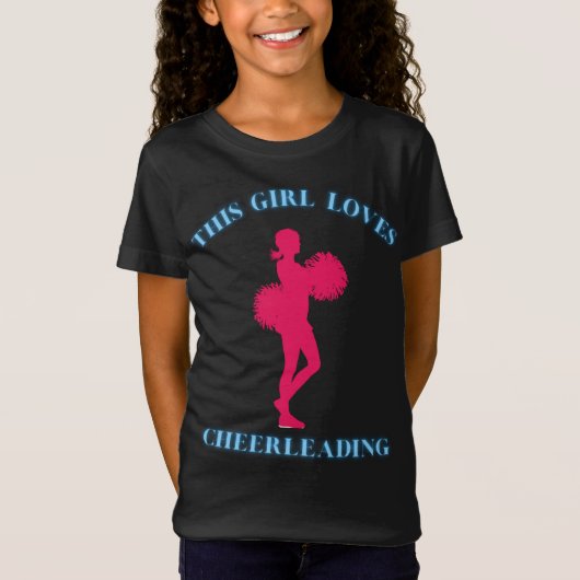 Dit meisje houdt van Cheerlead T-Shirt (Voorkant)