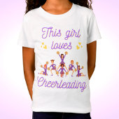 Dit meisje houdt van Cheerlead T-shirt