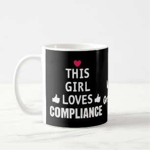 Dit Meisje Houdt van Compliance Schattige Cadeaus Koffiemok