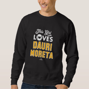 Dit meisje houdt van Dauri Moreta Pittsburgh-honkb Trui