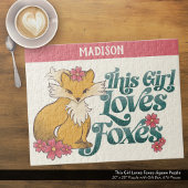 Dit meisje houdt van foxes legpuzzel