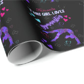 Dit meisje houdt van gymnastiek cadeaupapier (Rol Hoek)