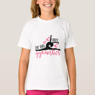 Dit meisje houdt van gymnastiek // Fun Gymnastics  T-shirt
