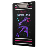 Dit meisje houdt van gymnastiek klembord (Links)