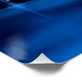 Dit meisje houdt van Gymnastiek zwart, blauw, wit Perfect Poster (Hoek)