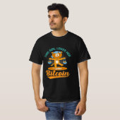 Dit meisje houdt van haar Bitcoin T-shirt (Voorkant volledig)