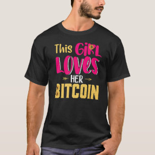 Dit meisje houdt van haar bittere crypto munteenhe t-shirt