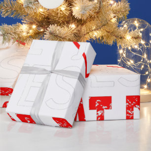 Dit meisje houdt van haar grote gesteente Hondenli Cadeaupapier