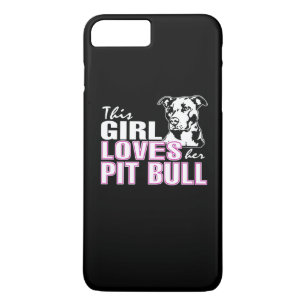 Dit meisje houdt van haar PIT BULL Case-Mate iPhone Case