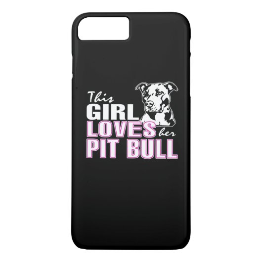 Dit meisje houdt van haar PIT BULL Case-Mate iPhone Case (Achterkant)